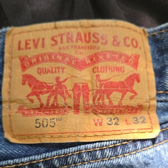Levi's Other - Levi's 505 Classic Straight Blue Jeans